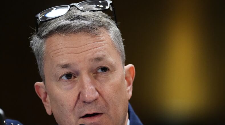 FILE - Chairman of the Joint Chiefs of Staff Gen. Dan Caine testifies at a Senate Appropriations Committee hearing, July 21, 2026, on Capitol Hill in Washington. (AP Photo/Jacquelyn Martin, file)
