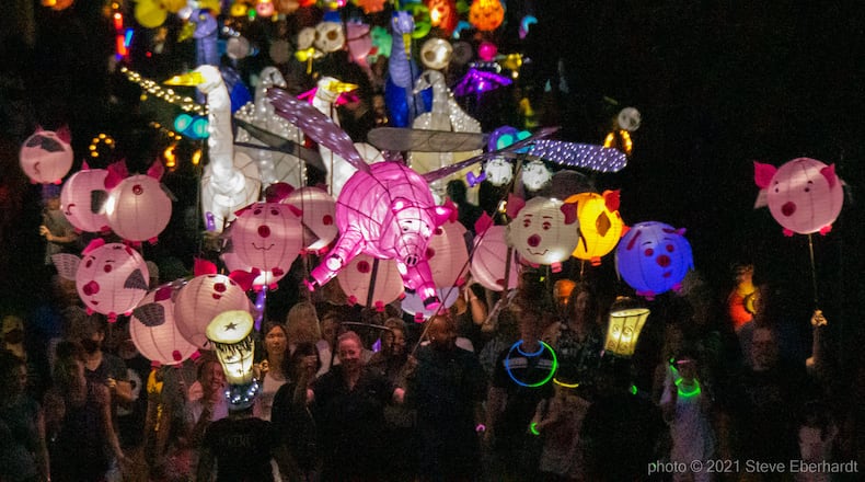 Sandy Springs’ Take it to the River Lantern Parade returns at 6 p.m. Saturday, Apr. 30. (Courtesy City of Sandy Springs)