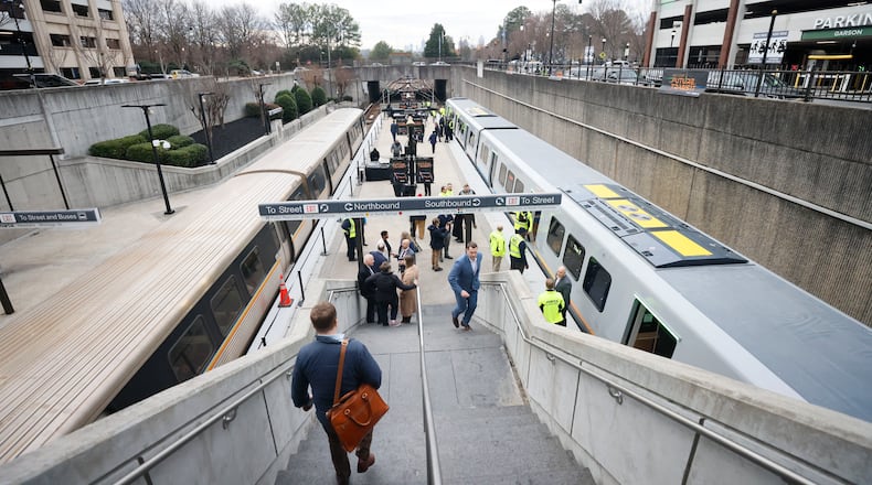 It’s time for MARTA to stop thinking like a bureaucracy and start acting like a city-building enterprise, transportation expert Douglas Nagy says. (Miguel Martinez/ AJC)