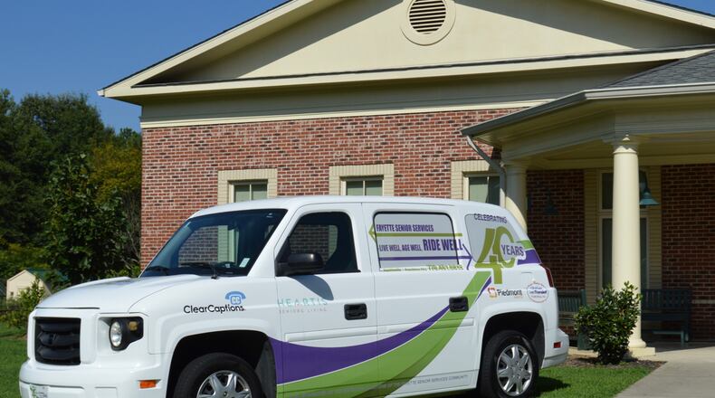 Vans operated by Fayette Senior Services will now be available from 6 a.m. to 6 p.m. Monday-Friday. Courtesy Fayette Senior Services