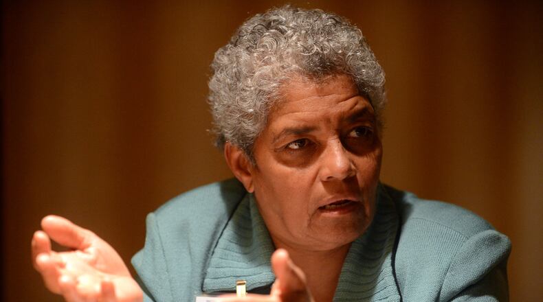 Former Atlanta mayor Shirley Franklin was the subject of a citywide political robocall this week, in which an unidentified caller disparaged policy decisions she made in office and her support of former Atlanta Public Schools superintendent Beverly Hall after the cheating scandal.