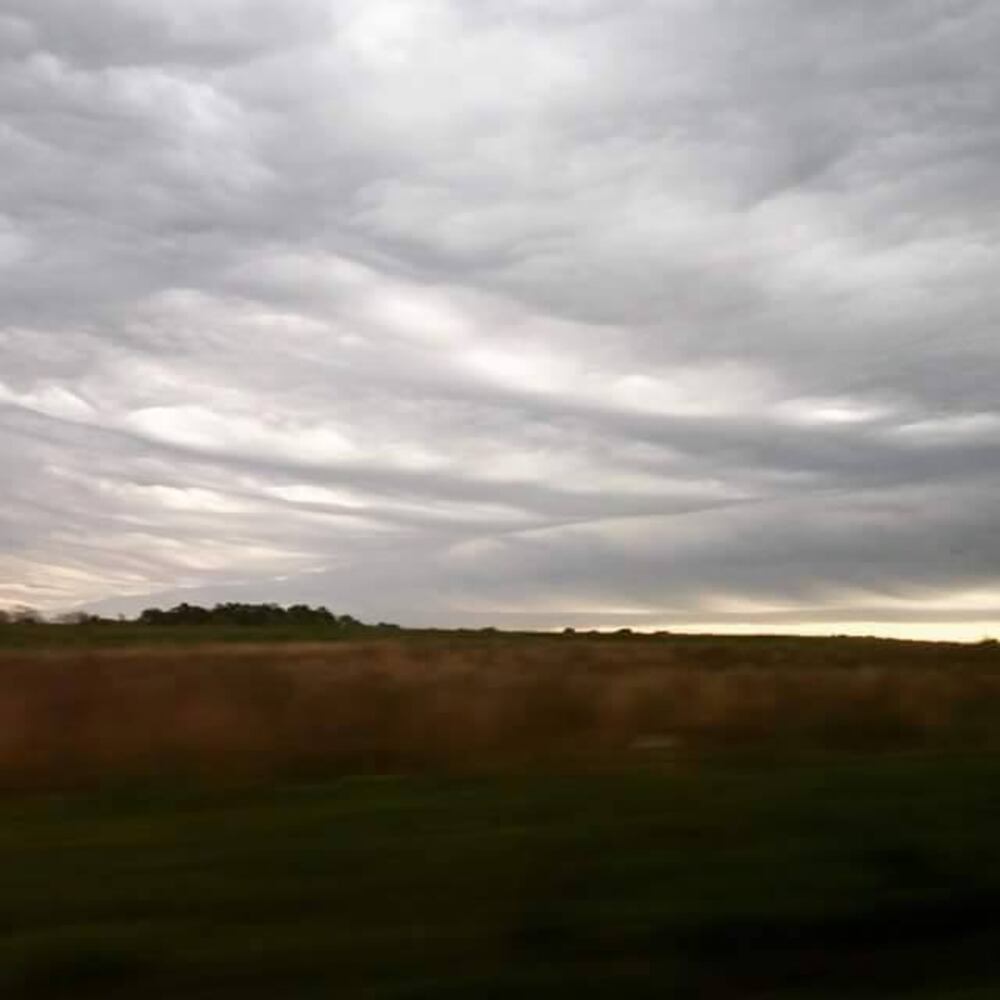 Roll, wave clouds seen across Georgia