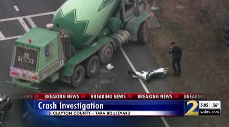 The incident happened near Jonesboro in Clayton County on Tara Boulevard.
