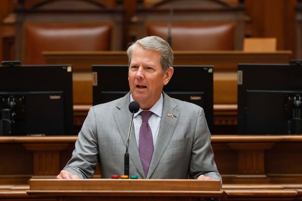 Gov. Brian Kemp, seen here at the state Capitol last week. (Miguel Martinez/AJC)