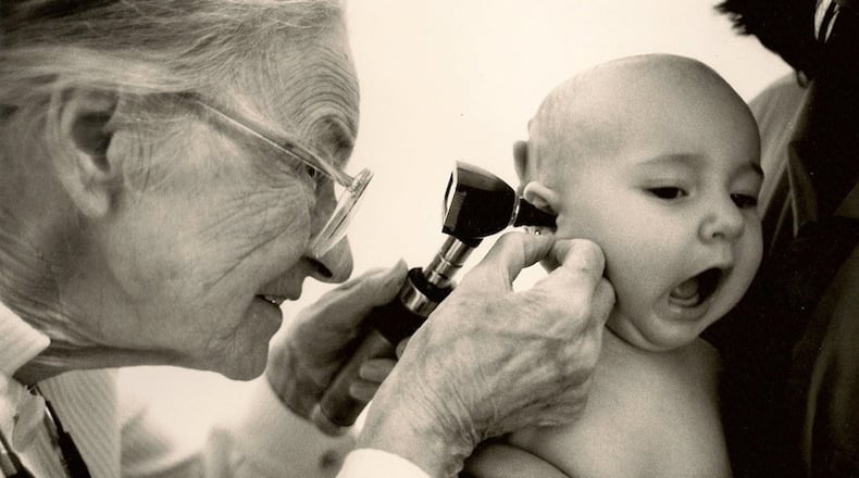 A Sandy Springs street will be named for Dr. Leila Daughtry Denmark, a local pediatrician who practiced medicine until she was 103. LYNN JOHNSON