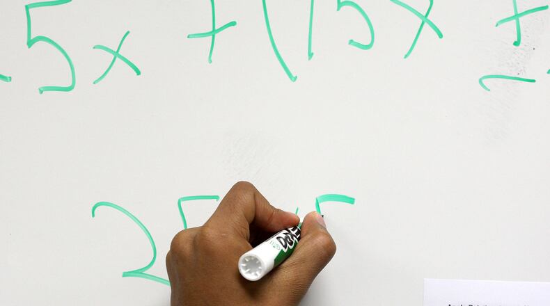 Georgia high school students who took end-of-course tests in analytic geometry and coordinate algebra this spring failed to meet the state’s standard for content mastery, results showed.