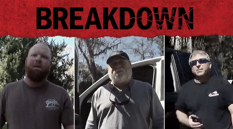 Defense lawyers for Travis McMichael, his father Greg McMichael and Roddie Bryan are accused of murdering Ahmaud Arbery in 2020. Episode 10 of the AJC's "Breakdown" podcast focuses on a crucial hearing to determine whether Arbery's past can be used during the murder trial.