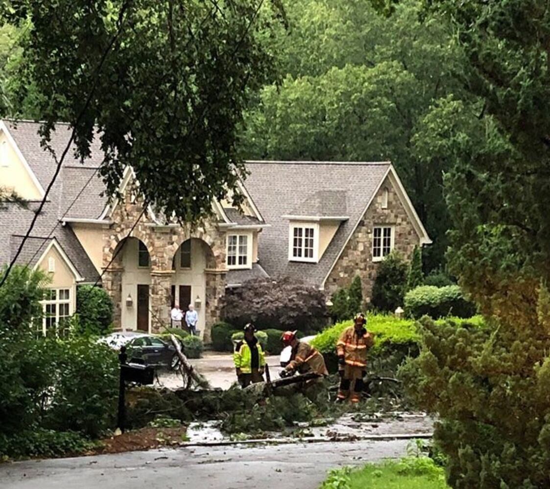 PHOTOS: Trees down after storms in metro Atlanta