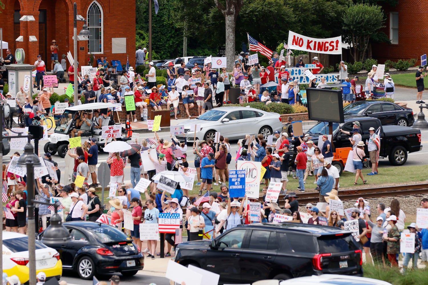 Several demonstrations are taking place across the state 