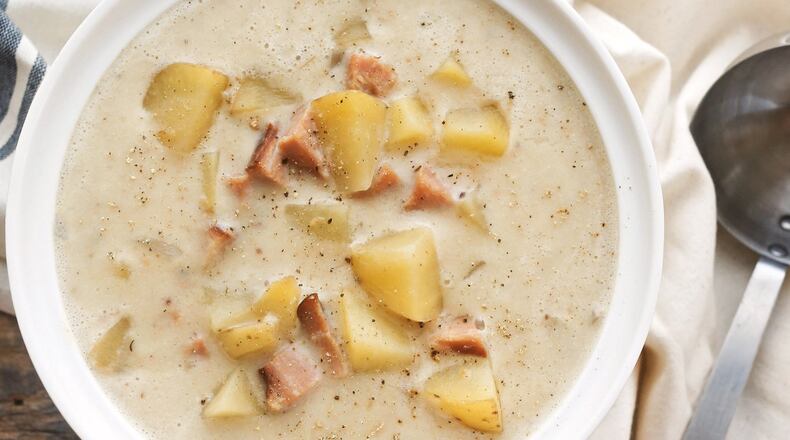 For this slow cooker soup from “The Weeknight Dinner Cookbook” by Mary Younkin, you’ll blend some of the potatoes and ham in a blender before adding back to the soup to finish cooking. Contributed by Mary Younkin