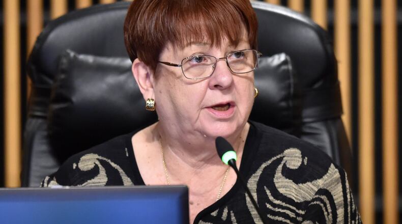 Gwinnett County Commission Chairwoman Charlotte Nash unveiled her proposed 2020 budget Tuesday. HYOSUB SHIN / HSHIN@AJC.COM