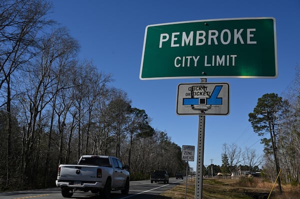 Pembroke is the closest town to the Hyundai Metaplant, an EV assembly factory. The town, population 2,500, has approved projects that include more than 2,900 yet-to-be-built homes. (Hyosub Shin/AJC)