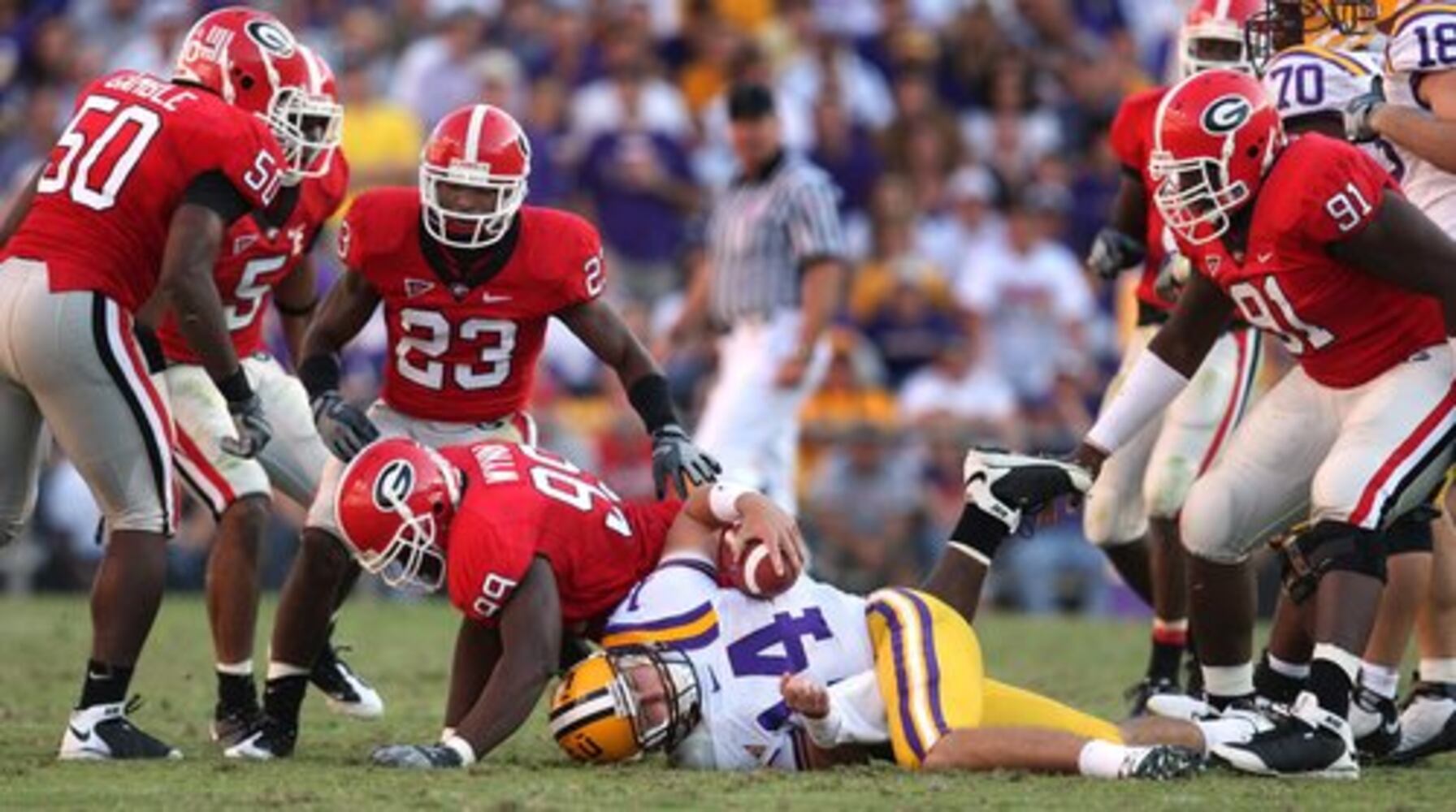 Georgia vs. LSU