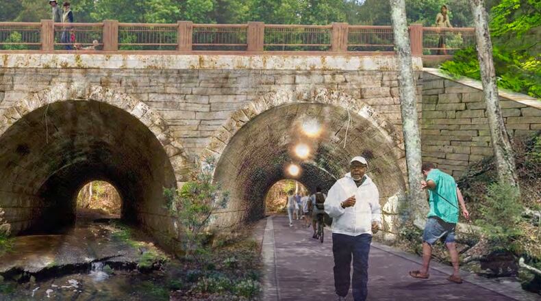 What an underpass beneath Peachtree Parkway might look like to connect the city’s multi-use trails. Courtesy Coty of Peachtree Corners