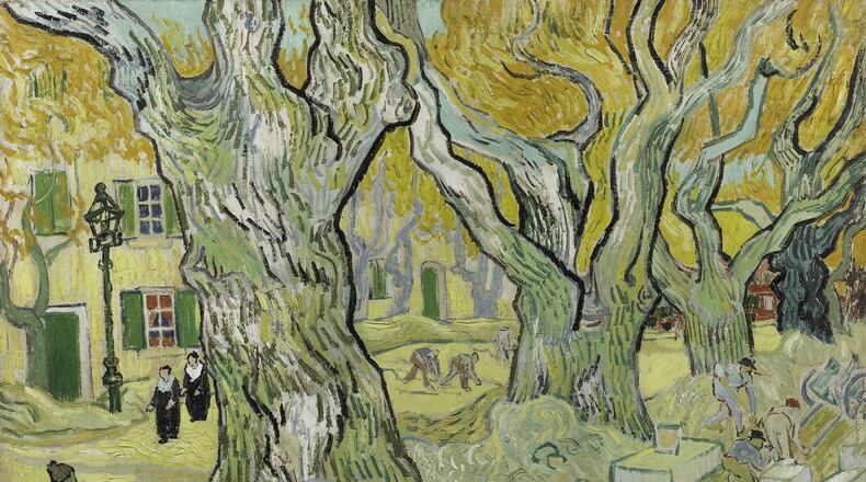 This Van Gogh painting, "The Road Menders," was part of a 2019 exhibition at the High Museum of Art. Contributed by The Phillips Collection, Washington, D.C.