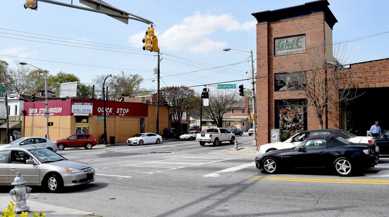 Businesses along Martin Luther King Drive. (Photo: Alexis Stevens/astevens@ajc.com)