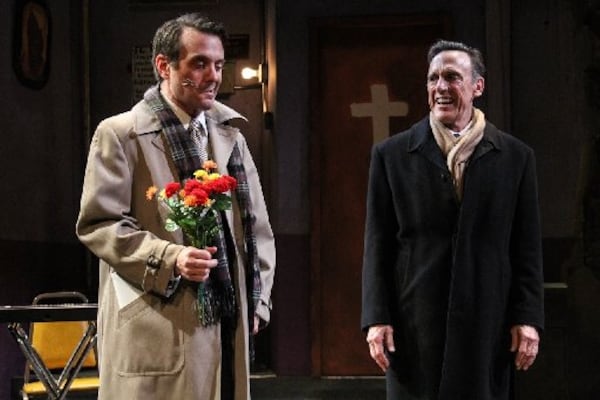 Joe Knezevich and Tom Key in John Patrick Shanley's "Storefront Church" at Theatrical Outfit. CONTRIBUTED BY BREEANNE CLOWDUS