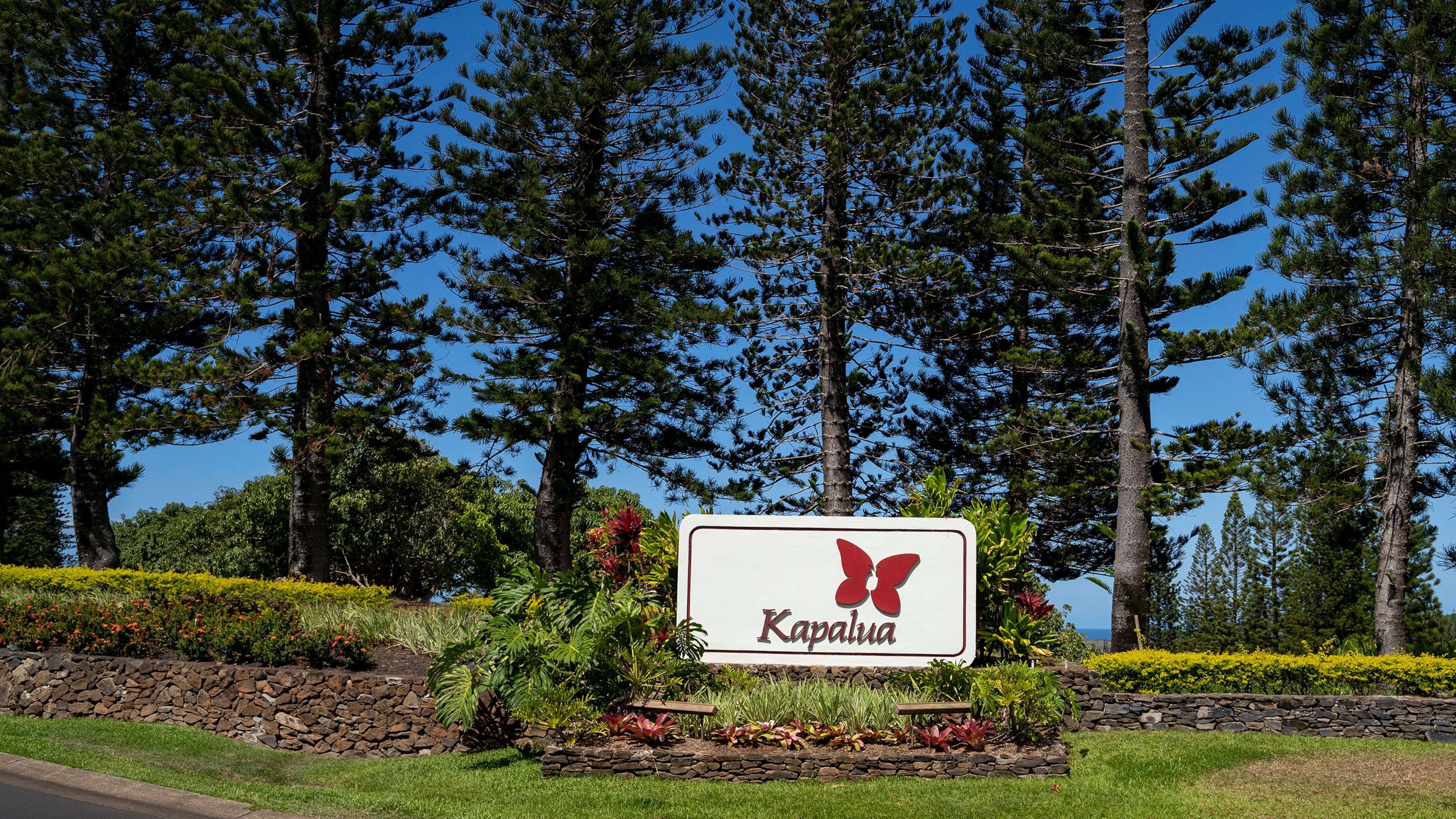 FILE - A Kapalua Ridge Villas sign is viewed on Oct. 3, 2023, in Lahaina, Hawaii. (AP Photo/Mengshin Lin, File)