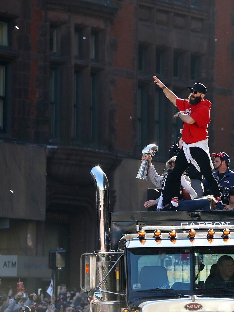 Photos: Patriots celebrate winning Super Bowl