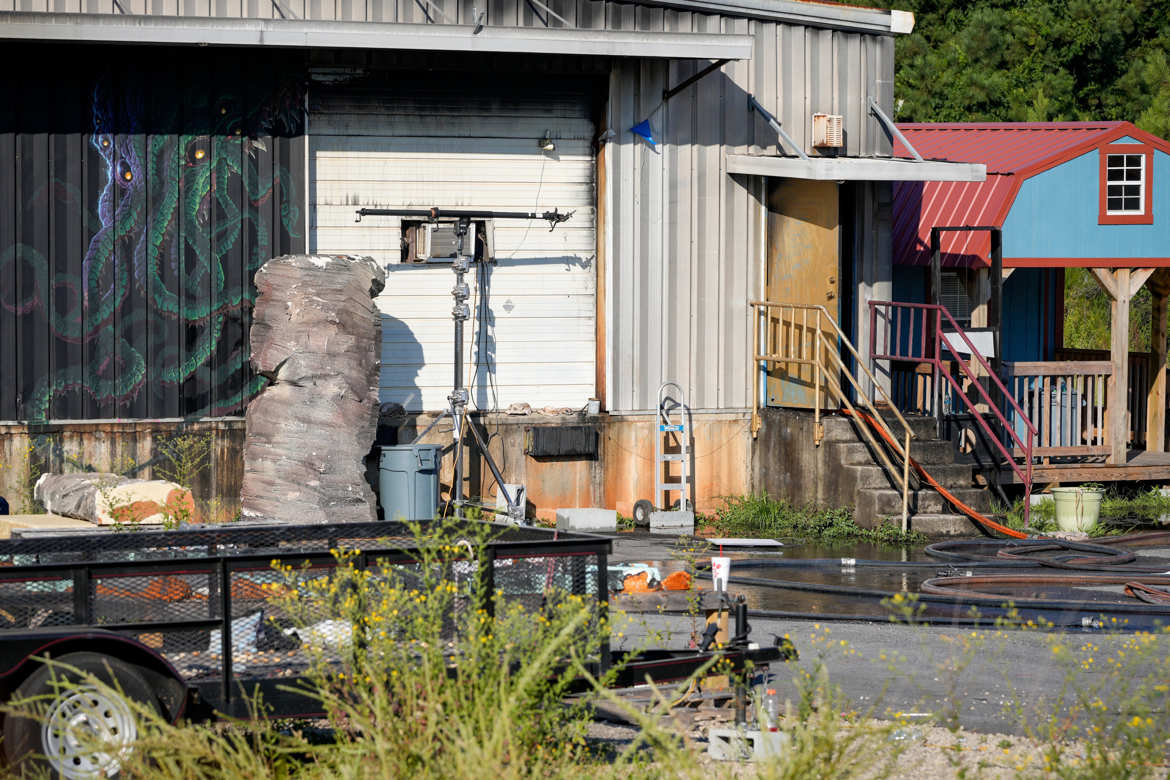 Longtime firefighter Preston Fant, 53, died Monday after he became trapped while trying to rescue a fellow firefighter as a film company warehouse burned around them. (Ben Hendren for the AJC)