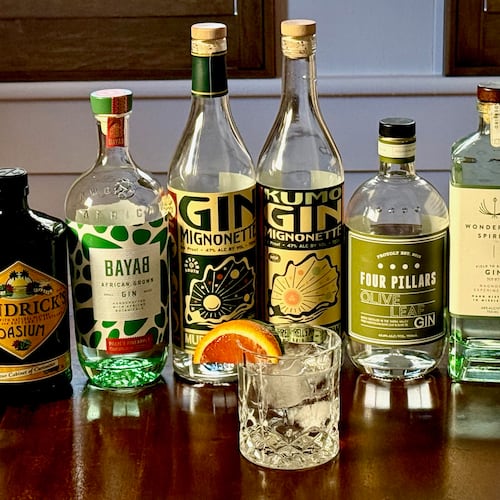 New gins with interesting flavor profiles, from saline and herbaceous to tropical and fruity, are now on the market. (Jerry & Krista Slater for the AJC)
