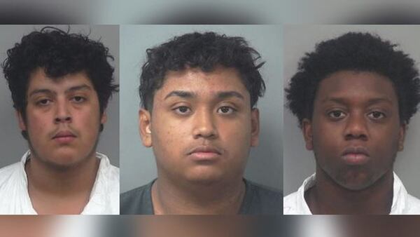 Kevin Gallardo (from left), Anthoney Esquero, Harry Richardson