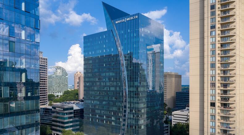 Two Alliance Center is an office tower in Buckhead owned by Highwoods Properties.