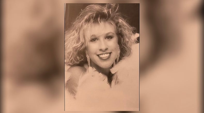 Marjorie Taylor Greene pictured in her senior year in the 1992 South Forsyth County High School yearbook. SOURCE: Forsyth County Schools