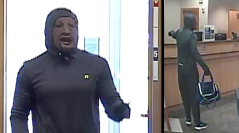 Here's a look at the man Cobb police say tried to rob the PNC bank at 3155 Cobb Parkway on Feb. 27, 2017.