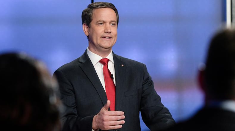Republican Georgia state Sen. Michael Williams participates in a debate in Atlanta on May 20, 2018, during his failed gubernatorial campaign.