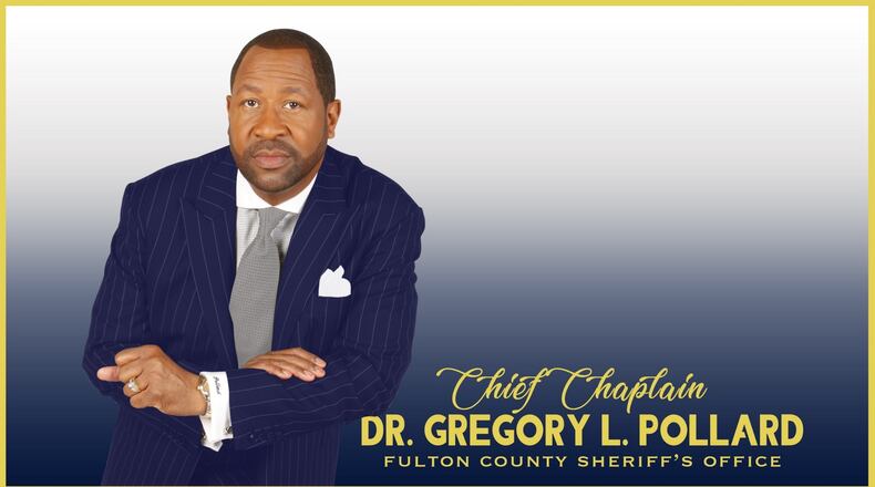 Dr. Gregory L. Pollard became Fulton County Sheriff's Office's newest chaplain. (Photo courtesy of FCSO)