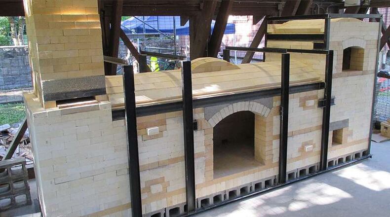 A wood-fired train kiln for ceramics arts programs at Roswell’s Art Center West would be funded in part by a $15,000 Georgia Council for the Arts grant being sought by the city. ART CENTER WEST