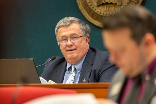 Georgia state Rep. Rick Jasperse, seen here at the Paul D. Coverdell Legislative Office Building in 2023. (Arvin Temkar/AJC)