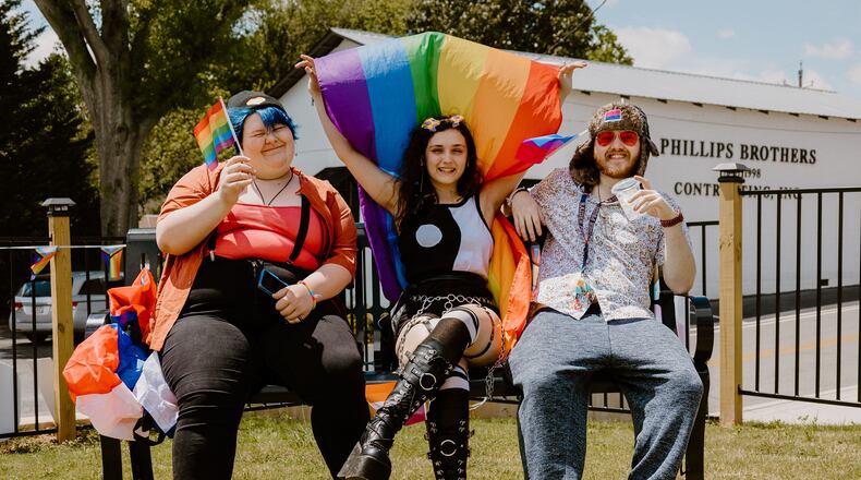 An estimated 750 people attended Hartwell Pride at Railroad Street Park on April 15. Courtesy of Kali Thomas Photography.