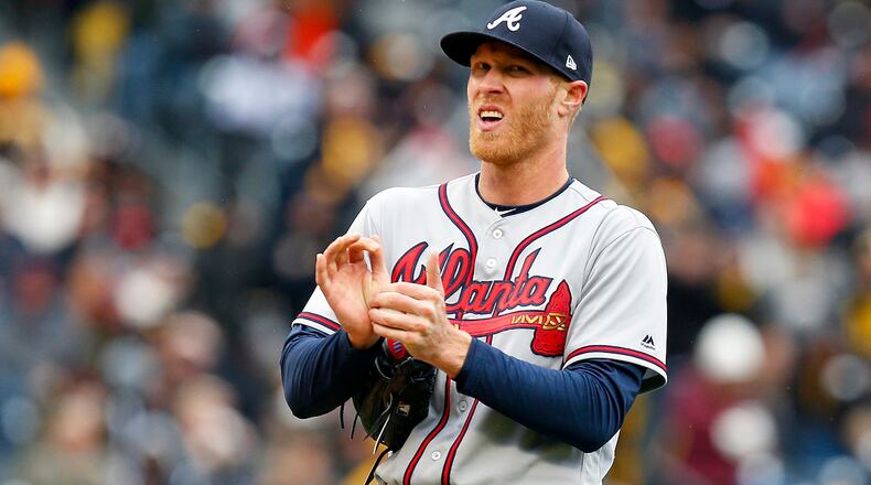 Mike Foltynewicz of the Braves. (Photo by Justin K. Aller/Getty Images)
