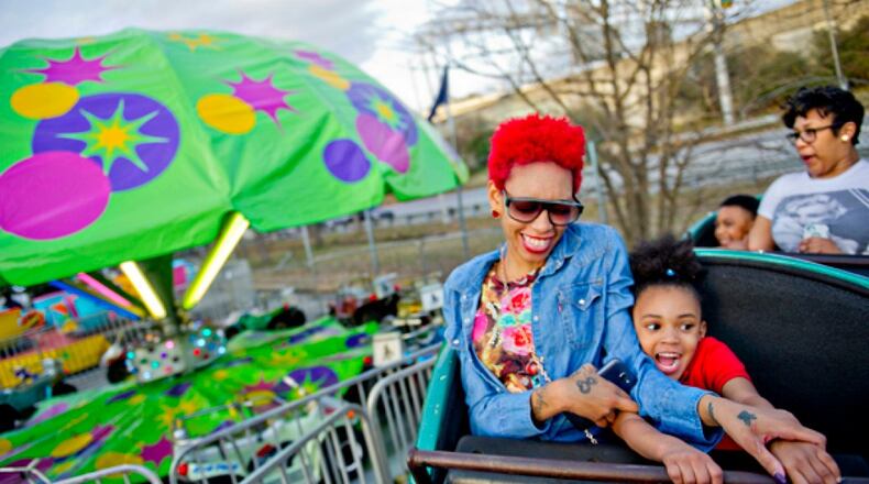 The Atlanta Fair returns this weekend and brings the fun with rides, games and fried foods through Sunday, April 12. (Courtesy of Atlanta Fair)