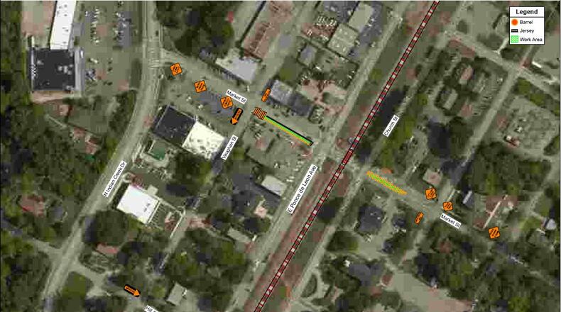 Water pipe replacement has begun in Clarkston. CONTRIBUTED