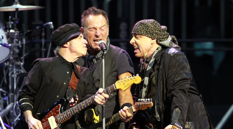 The mighty trio: Nils Lofgren, Bruce Springsteen and Steven Van Zandt. Photo: Photo: Robb Cohen Photography & Video/www.RobbsPhotos.com