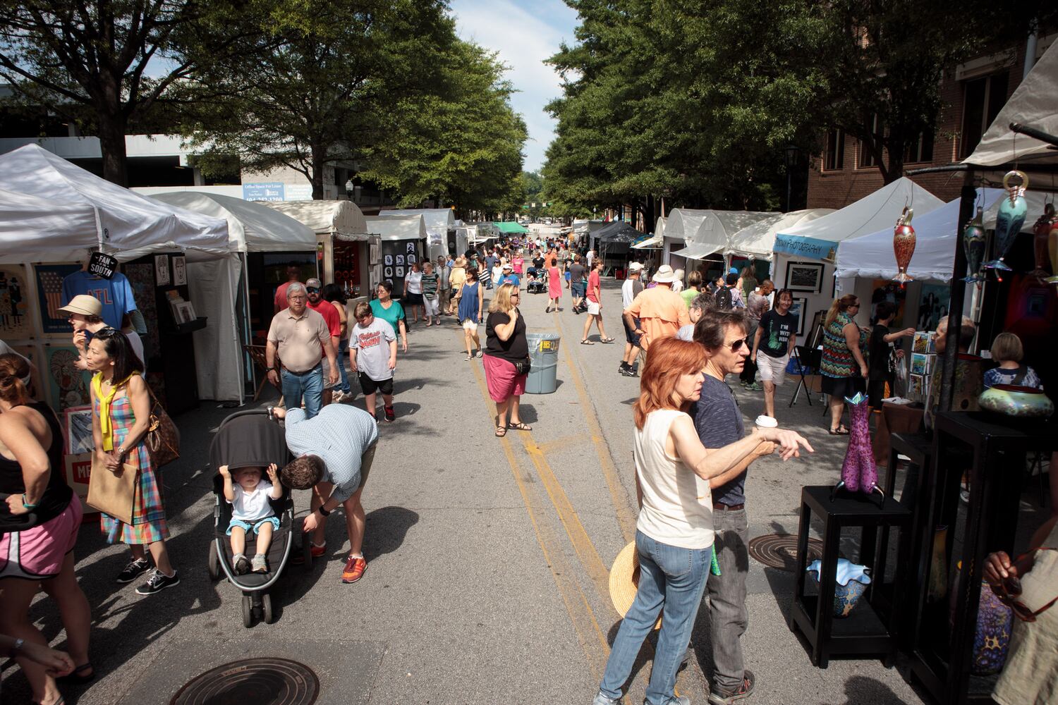 Scenes at 2017 Decatur Arts Festival