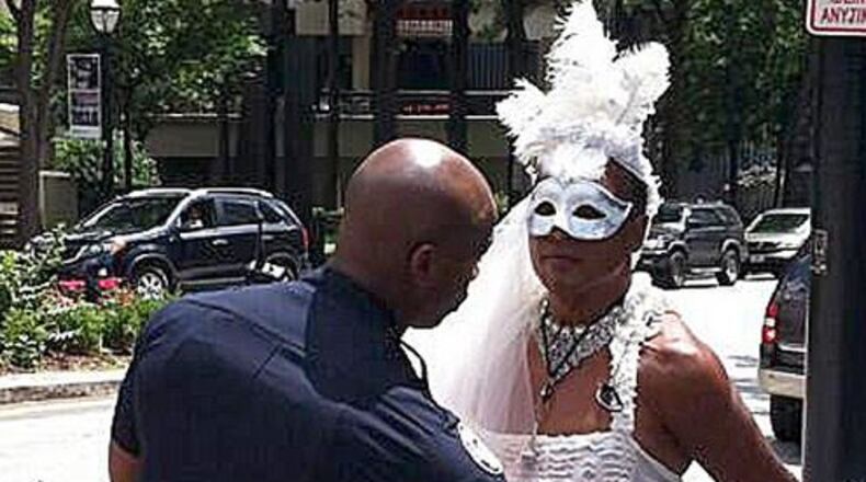 Bob Jamerson, more commonly known as “Baton Bob,” was arrested June 26, 2013 in Midtown Atlanta. (Photo: Ben Martin/Special)