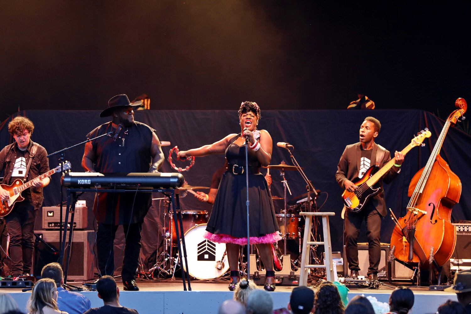 -- The War and Treaty open the concert
John Legend opened his The Bigger Love Tour on Wednesday, September 1, 2021 at Cadence Bank Amphitheatre at Chastain Park, with The War and Treaty opening the show.
Robb Cohen for the Atlanta Journal-Constitution