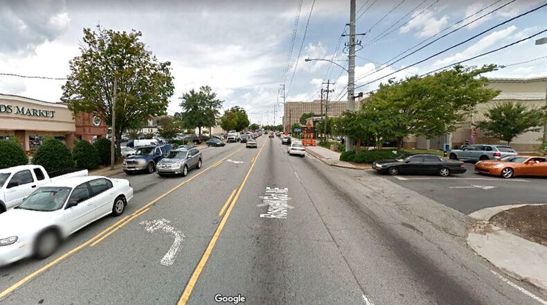 Sandy Springs is seeking federal funds for a study on improving traffic safety and operations on Roswell Road (Ga. 9/U.S. 19). GOOGLE MAPS