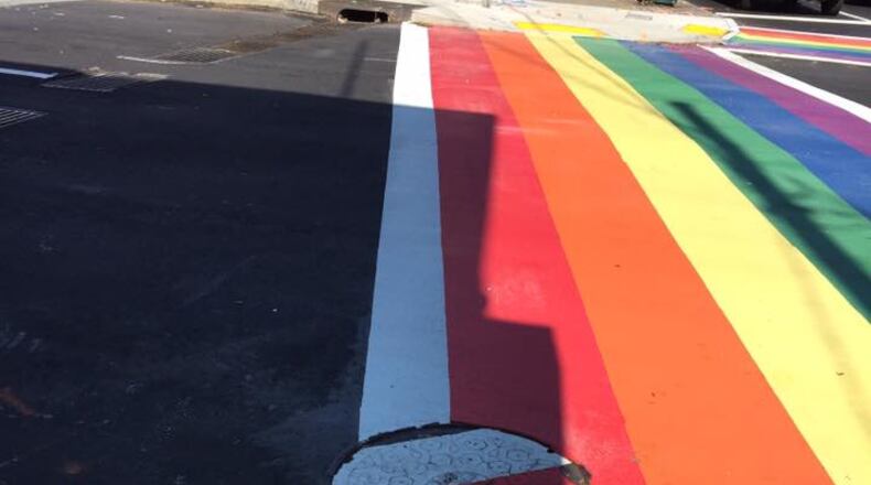 The manhole cover has been adjusted, and all is fixed at 10th and Piedmont. Photo/Patrick Benton.