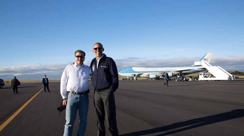 Former Chief White House photographer Pete Souza (left) pictured here with former President Barack Obama, will be the keynote speaker at the 2022 Decatur Book Festival. CONTRIBUTED BY WHITE HOUSE PHOTO OFFICE