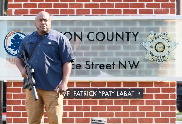 Despite enhanced security, regular bookings are continuing as normal at the Fulton County Jail. 