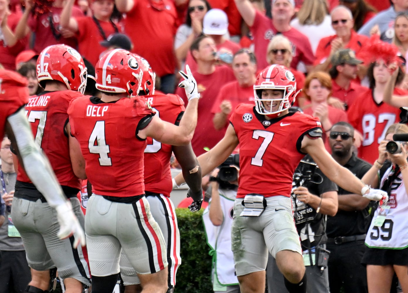 Georgia vs Ole Miss football