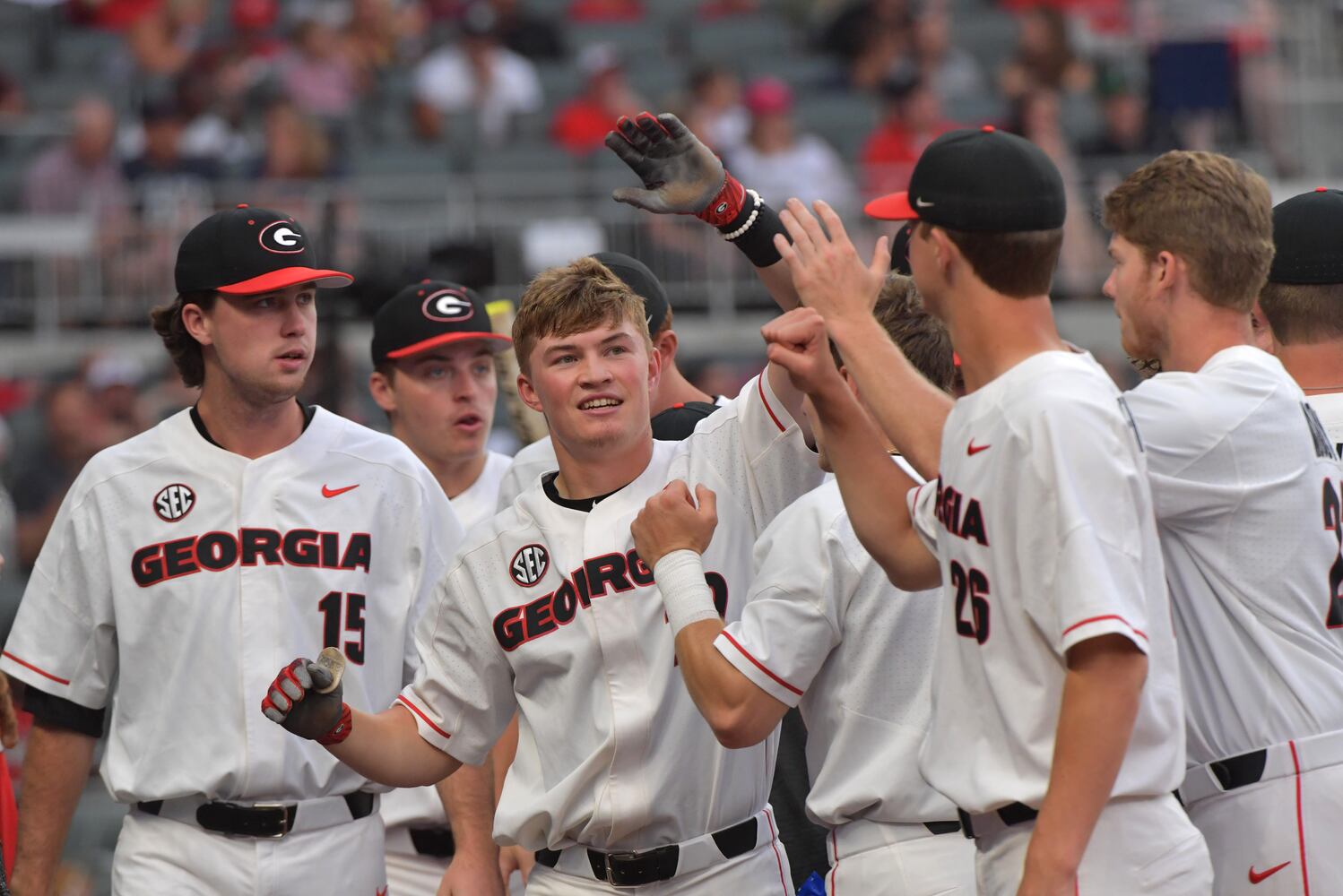 Photos: Tech and Georgia battle in baseball