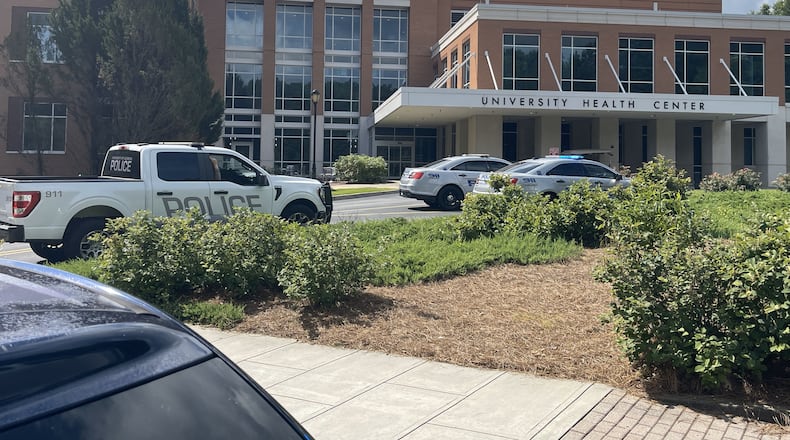 A false alarm warning of an active shooter was triggered Tuesday morning at the University of Georgia Health Center.