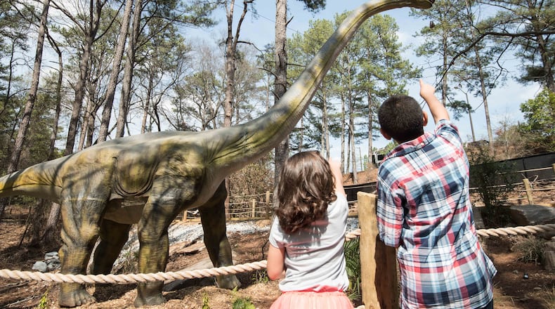 The Dinosaur Explore exhibit is returning to Stone Mountain Park in April.