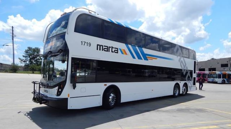 MARTA bus routes are experiencing delays due to icy roads.